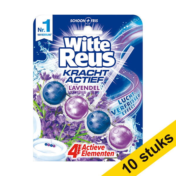 Pack Ahorro: 10x White Reus Active Boost Colgador WC con aroma a lavanda (50 gramos) SRE00183 - 1
