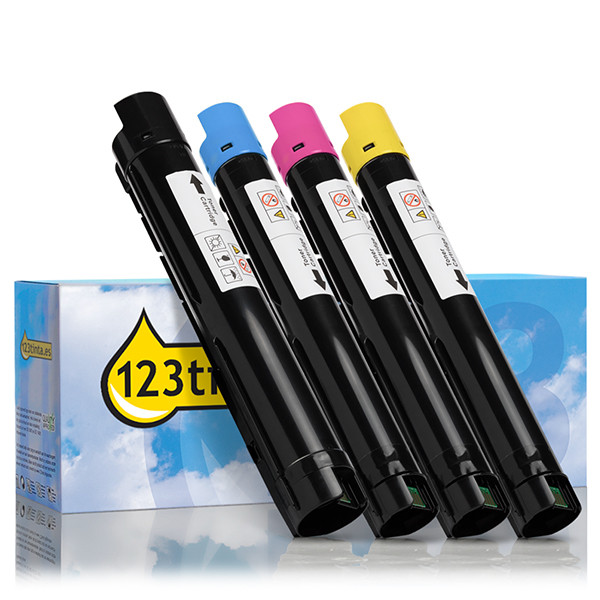 Xerox 006R01824, 25, 26, 27 Pack ahorro toner negro + 3 colores (marca 123tinta)  131983 - 1
