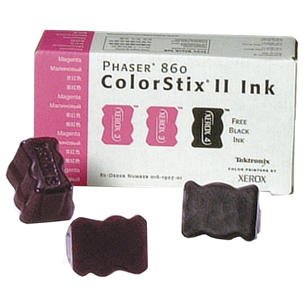 Xerox 016190701 ColorStix tinta solida 2x magenta + 1x negro (original)