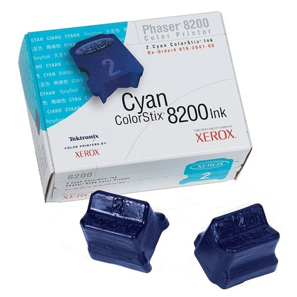 Xerox 016204100 tinta sólida ColorStix cian 2 unidades (original) 016204100 046664 - 1