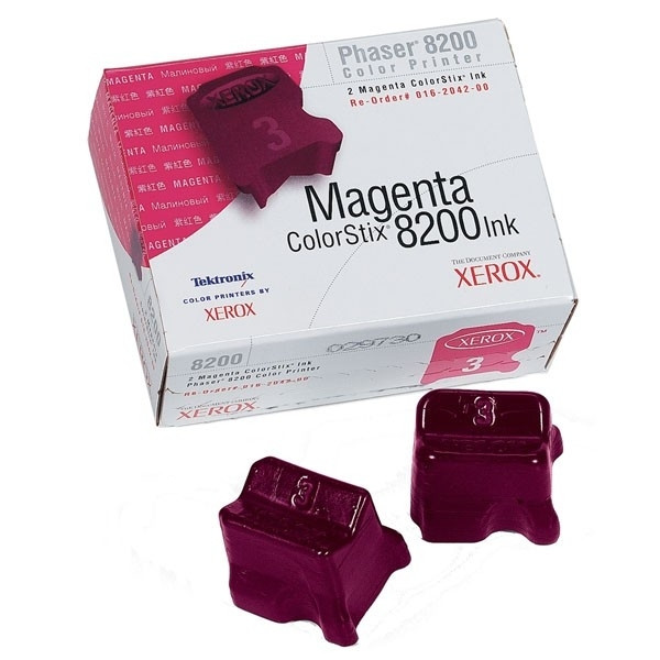 Xerox 016204200 tinta sólida ColorStix magenta 2 unidades (original) 016204200 046665 - 1