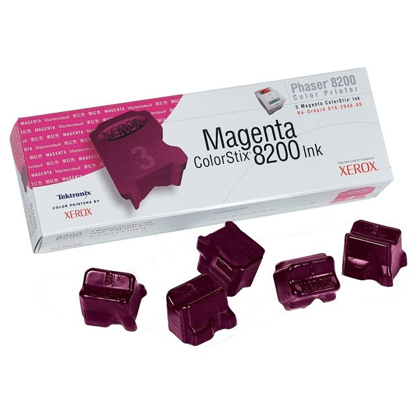 Xerox 016204600 tinta sólida ColorStix magenta 5 unidades (original) 016204600 046669 - 1