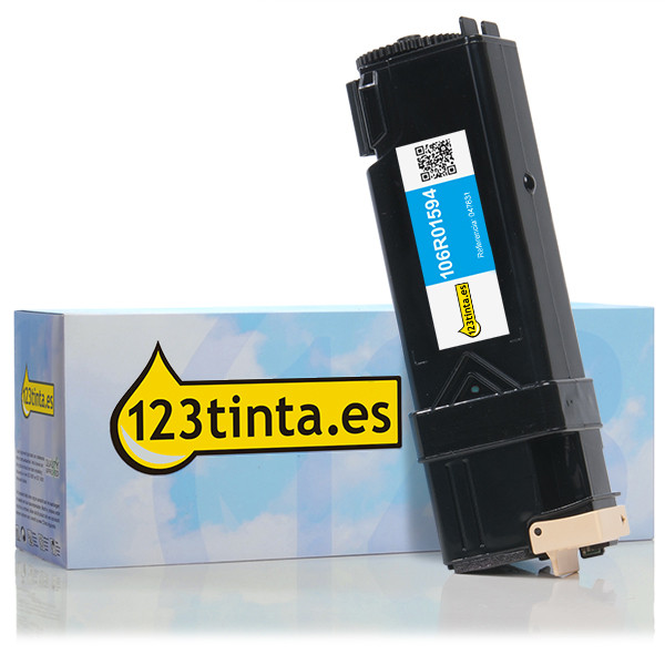 Xerox 106R01594 toner cian XL (marca 123tinta) 106R01594C 047631 - 1