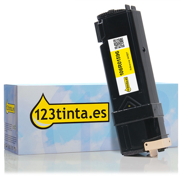 Xerox 106R01596 toner amarillo XL (marca 123tinta) 106R01596C 047627 - 1