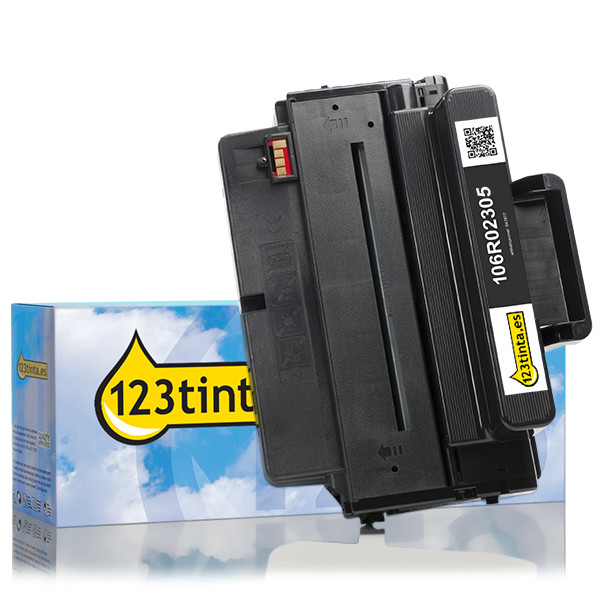Xerox 106R02305 toner negro (marca 123tinta) 106R02305C 047879 - 1