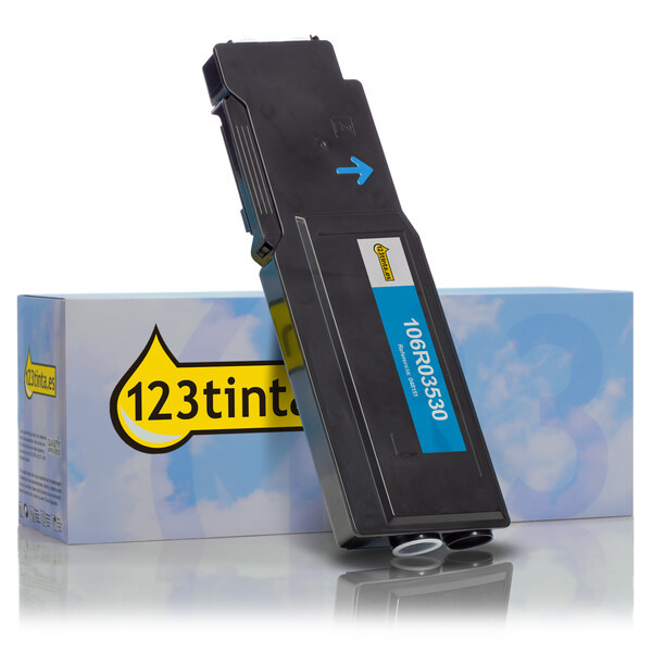 Xerox 106R03530 toner cian XXL (marca 123tinta) 106R03530C 048151 - 1