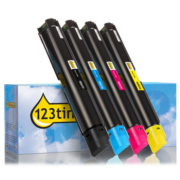 Xerox 106R03757, 3758, 3759, 3760 pack negro + 3 colores (marca 123tinta)  130808 - 1
