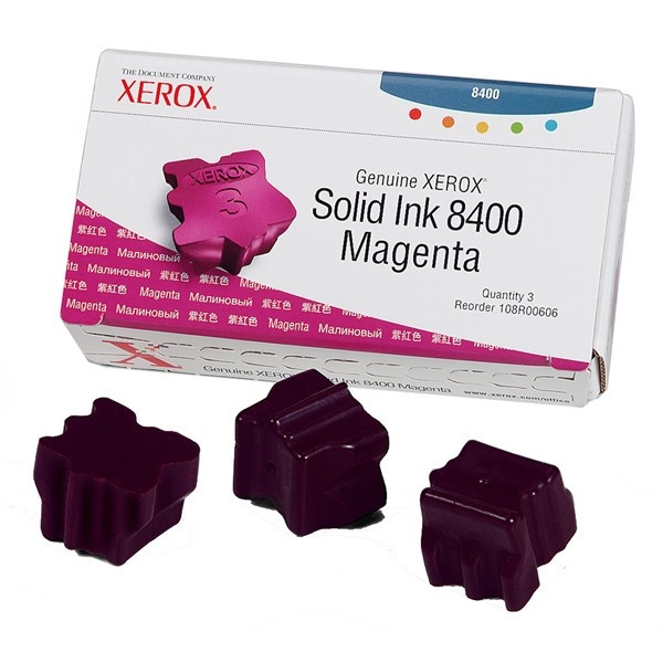 Xerox 108R00606 tinta sólida magenta 3 unidades (original) 108R00606 046728 - 1
