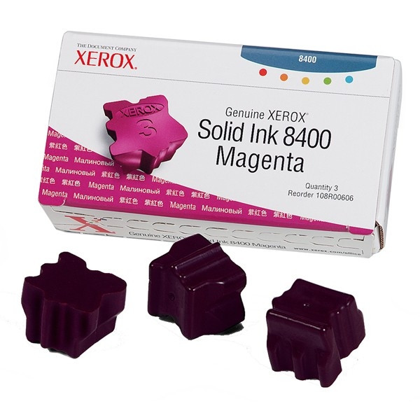 Xerox 108R00606 tinta sólida magenta 3 unidades (original)