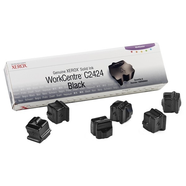 Xerox 108R00664 tinta solida negra 6 unidades (original)
