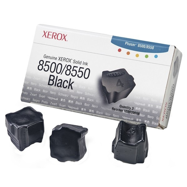 Xerox 108R00668 tinta sólida negra 3 unidades (original) 108R00668 046915 - 1