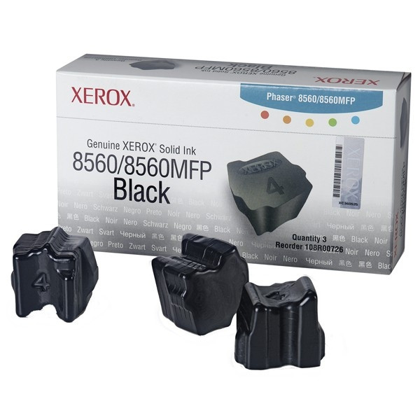 Xerox 108R00726 tinta solida negra 3 unidades (original)