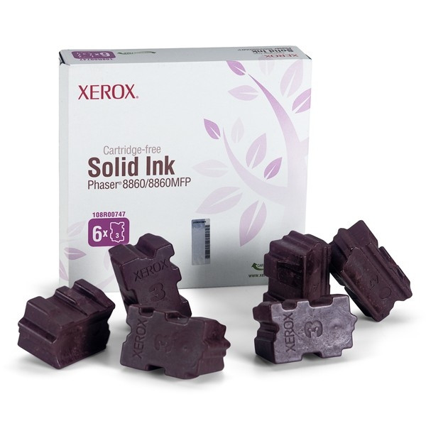 Xerox 108R00747 tinta solida magenta 6 unidades (original) 108R00747 047370 - 1