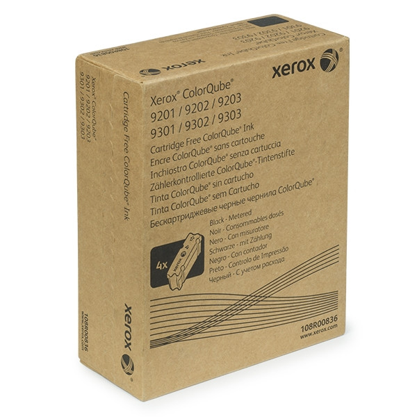 Xerox 108R00836 tinta solida negra (con contador) (original) 108R00836 047614 - 1