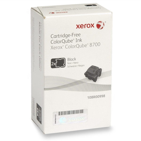 Xerox 108R00998 tinta sólida negra 2 u. (original)