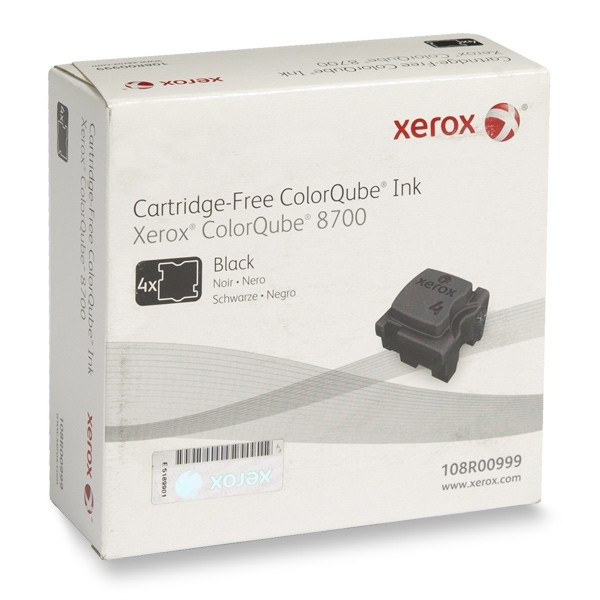 Xerox 108R00999 tinta sólida negro 4 u. (original)