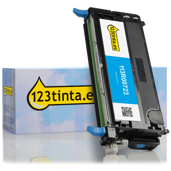 Xerox 113R00723 toner cian XL (marca 123tinta) 113R00723C 047217 - 1