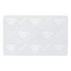 Zebra 104524-121 tarjetas compuestas blancas (500 piezas) 141604 - 1