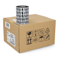 Zebra 2300 Cinta de cera (02300BK08330) 83 mm x 300 m (12 cintas) (original) 144568