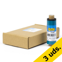 Zebra 2300 cinta encerada (02300GS08407) 84 mm x 74 m (5 cintas) (marca 123tinta) | Pack 3 uds 650739