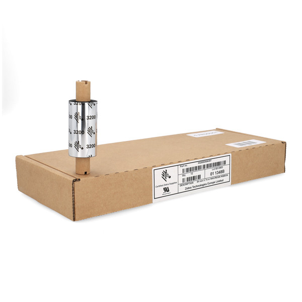 Zebra 3200 cinta de cera/resina (03200GS06407) 64 mm x 74 m | 12 unidades (original) 141014 - 1
