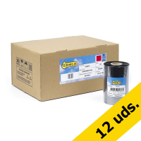 Zebra 5095 (05095BK11045) Cinta de resina 110 mm x 450 m (12 cintas) (marca 123tinta) 05095BK11045C 144617