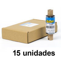 Zebra 5095 cinta de resina (05095GS06407) 64 mm x 74 m (marca 123tinta) | Pack 15 uds
