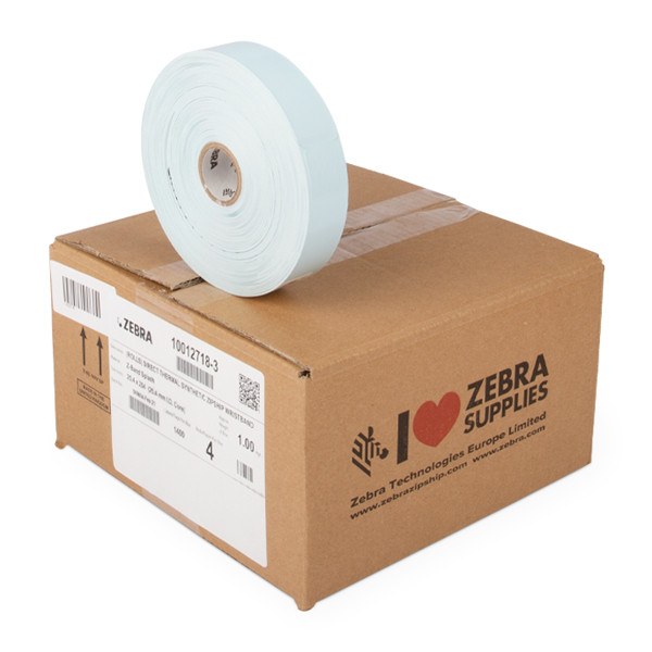 Zebra Z-Band Splash (10012718-3) azul 25 x 254 mm (4 x 350 unidades) (original) 10012718-3 140318 - 1