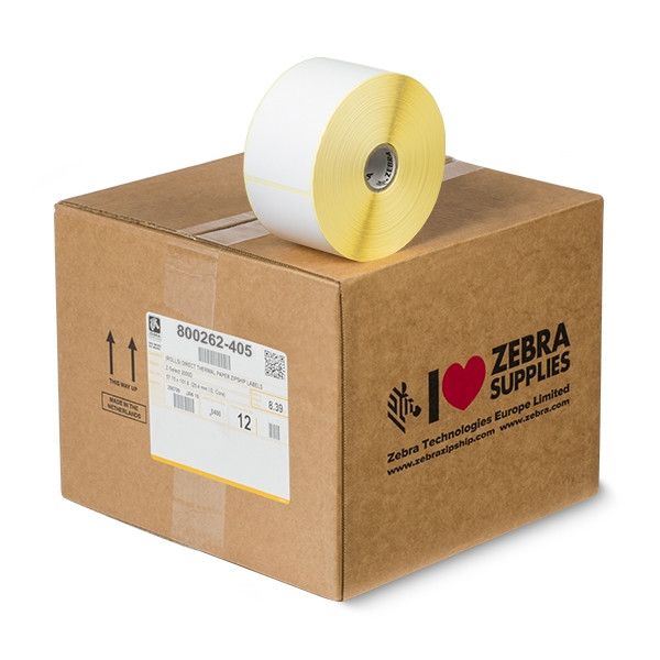 Zebra Z-Select 2000D etiquetas (800262-405) 57 x 102 mm (12 rollos) (original) – imagen 2