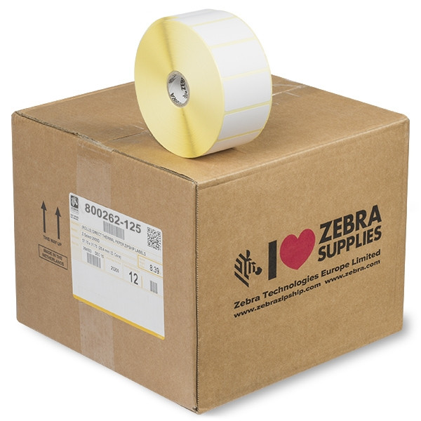 Zebra Z-Select 2000D etiquetas (800262 -125) 57 x 32 mm (12 rollos) (Original) 800262-125 140016 - 1