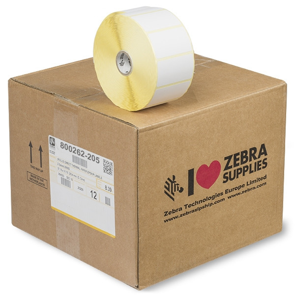 Zebra Z-Select 2000D etiquetas (800262 -205) 57 x 51 mm (12 rollos) (original) 800262-205 140018 - 1