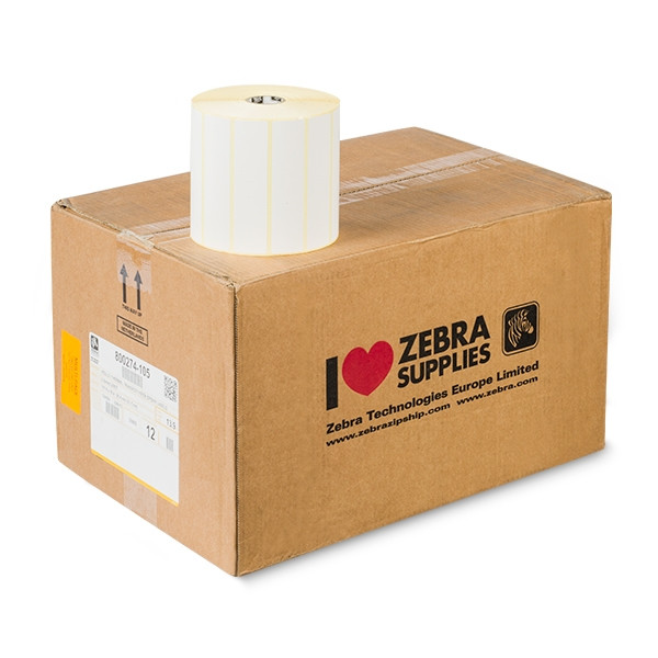 Zebra Z-Select 2000T etiquetas (800274-105) 102 x 25 mm (12 rollos) (original)