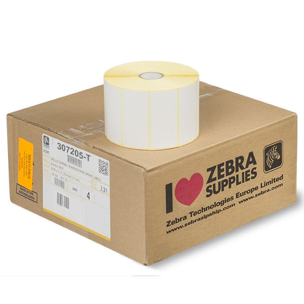 Zebra Z-Select 2000T label (3007205-T) 70 x 32 mm (4 rollos) (Original) 3007205-T 140068 - 1