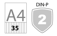 Tiras (35 por hoja)