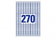 270 por hoja (17,8 x 10 mm)