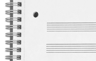 Cuadernos de música con espiral