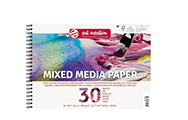 Hojas y papel para pintura