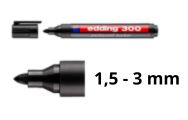 1,5 - 3 mm (Edding 300)