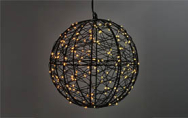 Bolas de luces navideñas