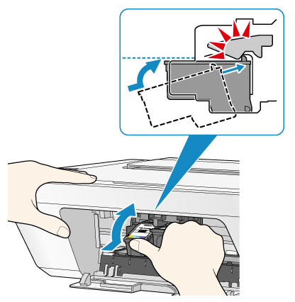 pasos para cambiar Canon PG-560