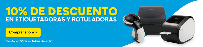 10% en etiquetadoras 123tinta