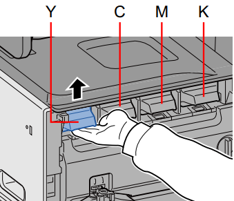 pasos para cambiar TK-8115 Kyocera