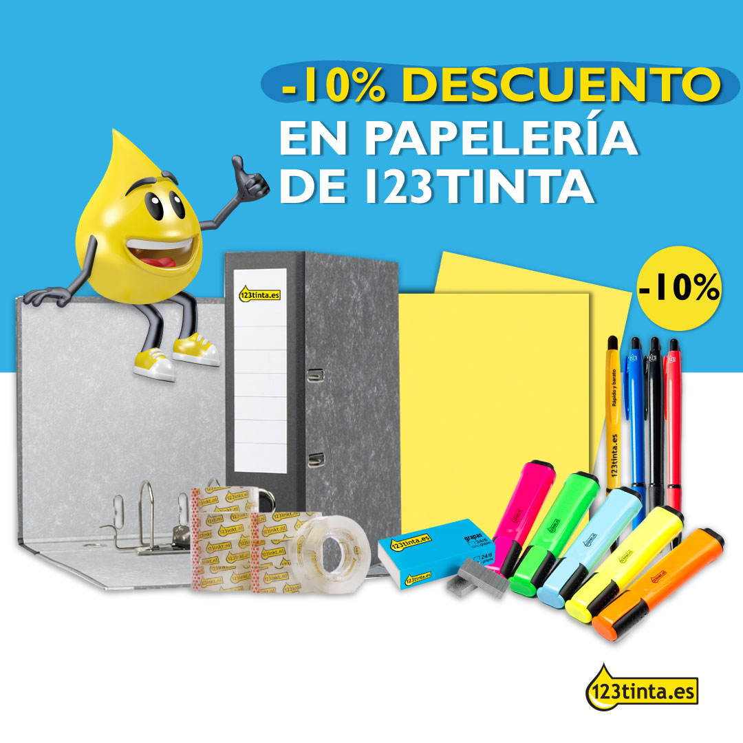 ¡Descuento del -10% en material de oficina!