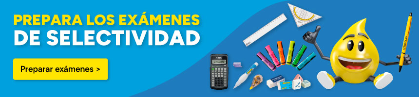 Prepara tus exámenes de Selectividad con el mejor material escolar