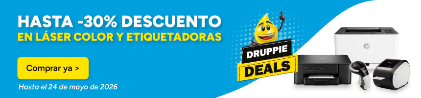 Hasta 30% de descuento en láser color y etiquetadoras