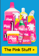 Productos de limpieza marca The Pink Stuff