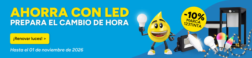 Prepárate para el cambio de hora con luces LED al 10% de descuento
