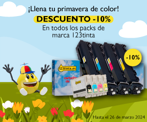 ¡Packs marca 123tinta al -10%!