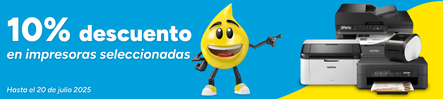 ¡Descuento de -10% en impresoras!