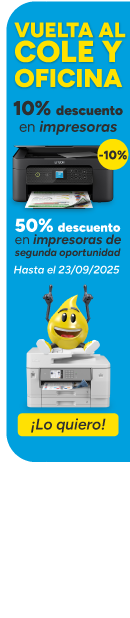 Hasta un 50% en impresoras